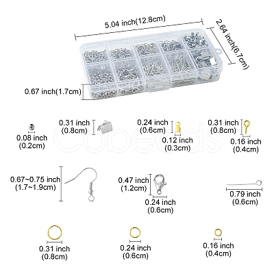 DIY Jewelry Finding Making Kit DIY-YW0009-18G-1