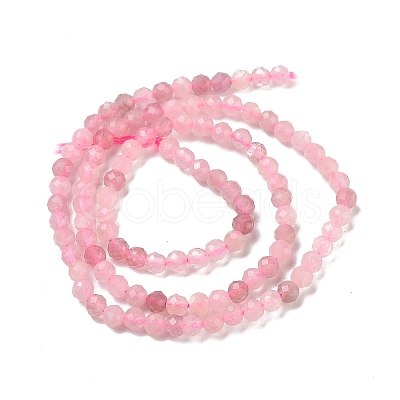 Natural Madagascar Rose Quartz Beads Strands X-G-B088-C09-04-1
