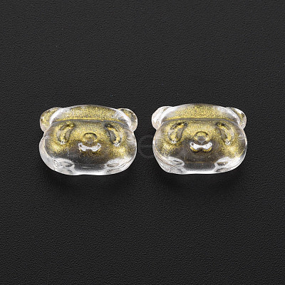 Two Tone Transparent Spray Painted Glass Beads GLAA-T022-02-A02-1