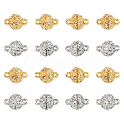 8 Sets 2 Colors Alloy Magnetic Clasps FIND-FS0003-55-1