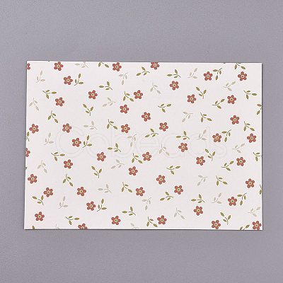 Paper Envelope Flower Pattern DIY-WH0148-15B-1