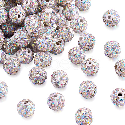 Pave Disco Ball Beads RB-A170-8mm-10-1