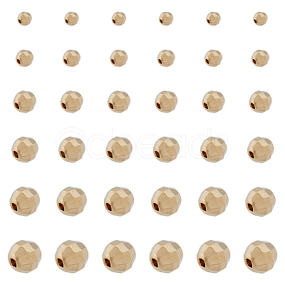 120Pcs 6 Styles Brass Spacer Beads KK-DC0003-63-1