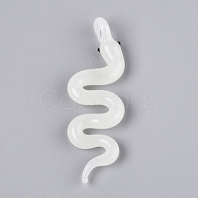 Handmade Lampwork Big Pendants LAMP-N034-18A-1