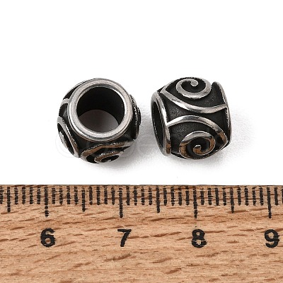 316 Surgical Stainless Steel Beads SA-CBA1C2C-01AS-1