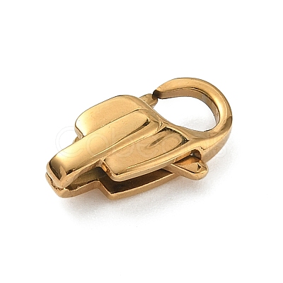 304 Stainless Steel Lobster Claw Clasps STAS-C148-03A-G-1