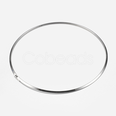 Tarnish Resistant 304 Stainless Steel Choker Necklaces NJEW-I101-001P-1