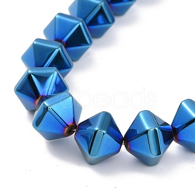 Electroplated Non-magnetic Synthetic Hematite Beads Strands G-G862-01D-1