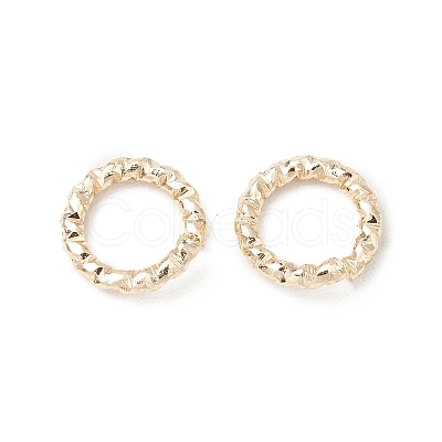 Brass Twisted Open Jump Rings X-KK-WH0060-02B-G-1