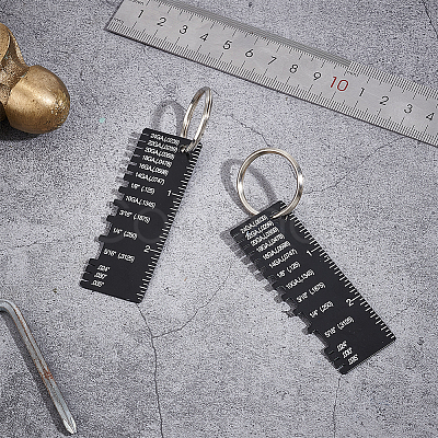 201 Stainless Steel Measuring Rulers TOOL-WH0136-126-1