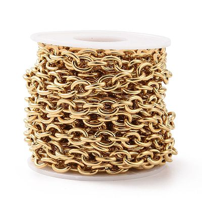 Ion Plating(IP) 304 Stainless Steel Cable Chains CHS-L020-040G-1