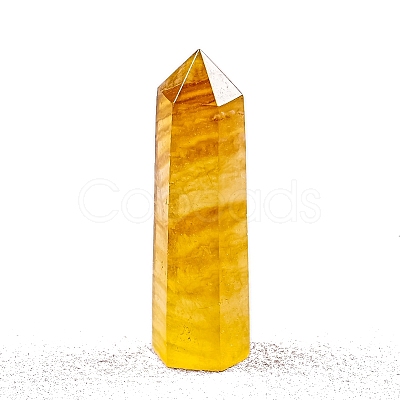 Point Tower Natural Fluorite Home Display Decoration PW-WG04107-11-1