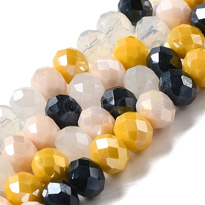Glass Beads Strands EGLA-A034-M10mm-38-1