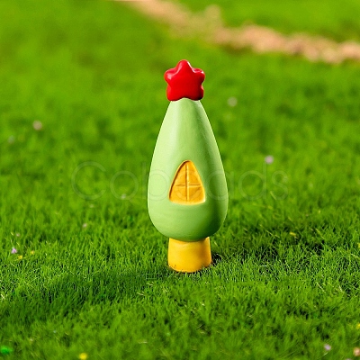 Mushroom Theme Resin Miniature Ornaments PW-WGAC4D8-03-1