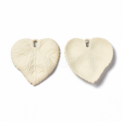 Spray Painted Alloy Pendants PALLOY-T077-115D-RS-1