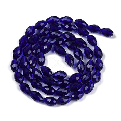 Transparent Glass Beads Strands X-EGLA-N013-T6mm-D07-1