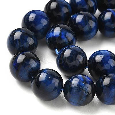 Natural Tiger Eye Bead Strands LS-G-P230-08-B-14mm-1