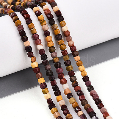 Natural Mookaite Beads Strands G-T141-69-1