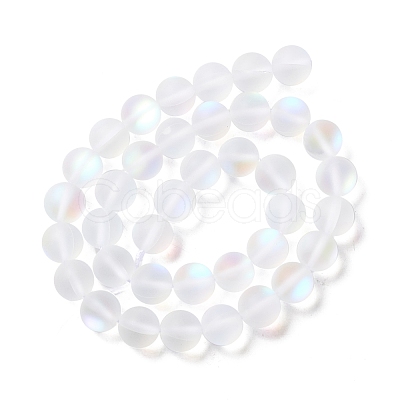 Synthetic Moonstone Beads Strands G-E573-01C-08-1