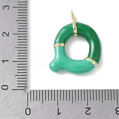 Brass Enamel Pendants KK-E093-03G-Q-02-1