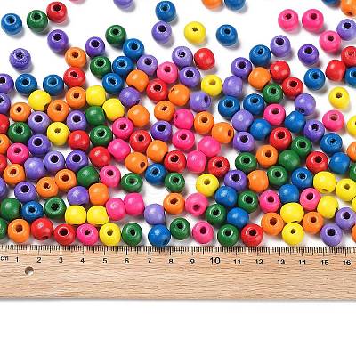 Natural Wood Beads WOOD-Q030-56-1