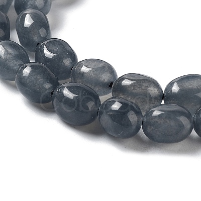 Natural White Jade Beads Strands G-E614-B01-06-1