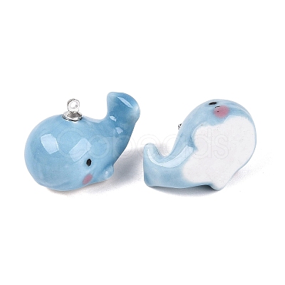 Handmade Porcelain Pendants PORC-N013-17B-1
