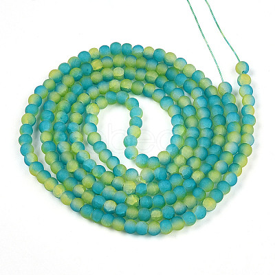 Crackle Glass Beads Strands GLAA-N009-4mm-10-1