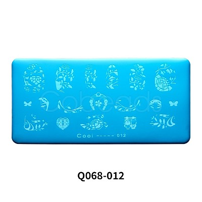 Stainless Steel Nail Art Stamping Plates MRMJ-Q068-012-1