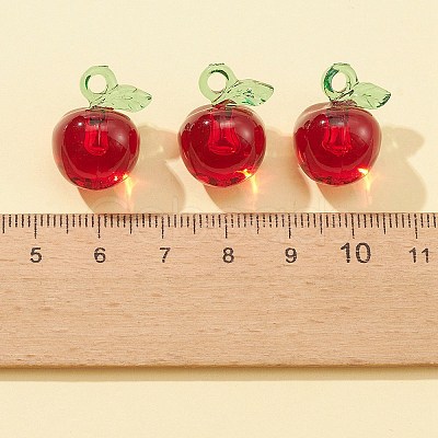 Transparent Korea Acrylic Pendants OACR-FS0001-43-1