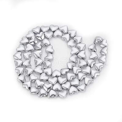 Electroplate Non-magnetic Synthetic Hematite Beads Strands G-T061-101J-1
