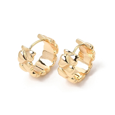 Brass Hoop Earrings for Women KK-CBACA55-13G-1