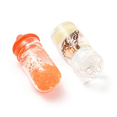 Translucent Resin Pendants RESI-D067-01A-1