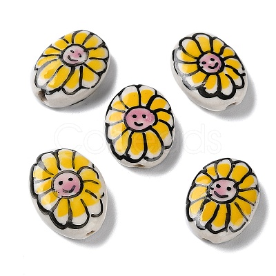 Handmade Porcelain Beads PORC-G011-04C-1