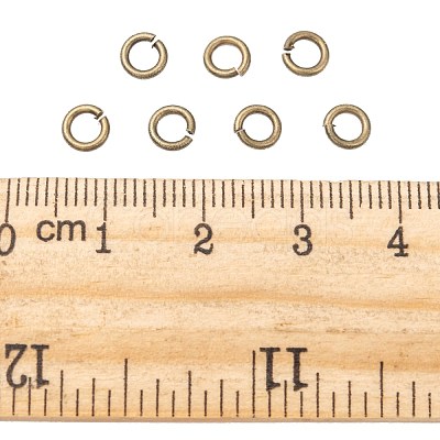 Brass Open Jump Rings JRC5MM-AB-1
