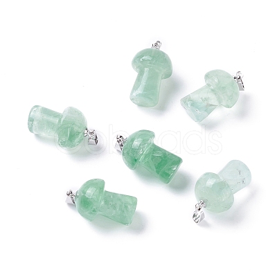 Natural Gemstone Pendants G-M380-B-P-1