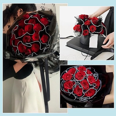 1 Bag Polyester Flower Bouquet Wrapping Mesh Paper ORIB-BC0001-08C-1