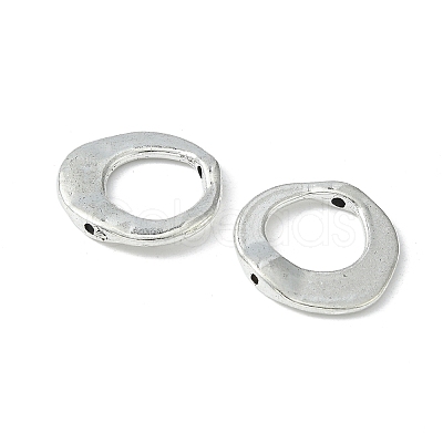 Tibetan Style Irregular Ring Bead Frames LF10246Y-1
