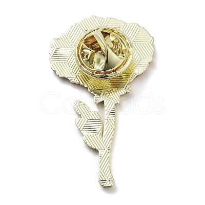 Flower Series Zinc Alloy Enamel Pin JEWB-D069-03A-1