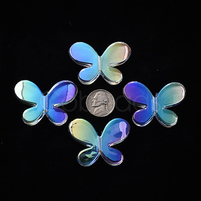 Transparent Acrylic Beads MACR-S374-10D-01-1