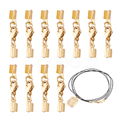 20Pcs 304 Stainless Steel Lobster Claw Clasps STAS-PH0006-15-1