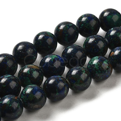 Natural Azurite Beads Strands G-H298-A01-04-1