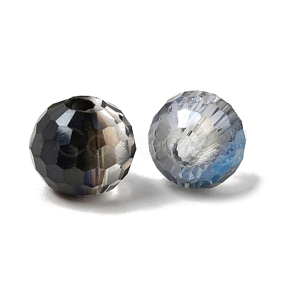Transparent Electroplate Glass Beads GL-CBA2F3D-01-1