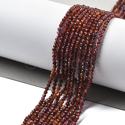 Natural Garnet Beads Strands LS-G-H079-A01-01A-1