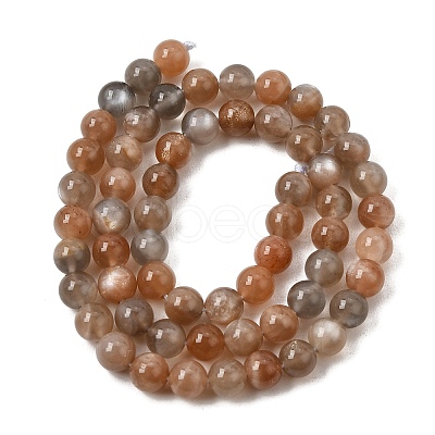 Natural Grey Moonstone Beads Strands G-F632-24-02-01-1