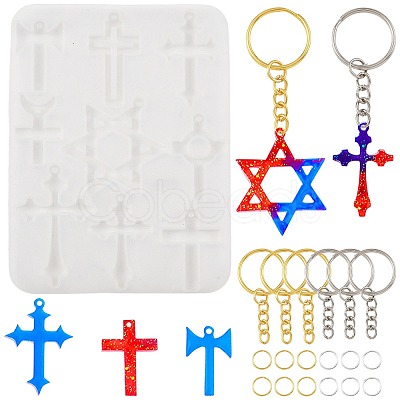DIY Keychain Making Kits DIY-FS0010-63-1
