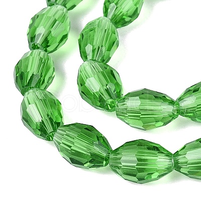 Transparent Glass Beads Strands GLAA-N071-01A-A10-1