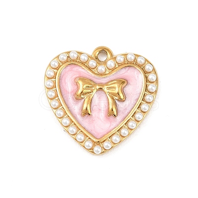 304 Stainless Steel Enamel Pendants LS-STAS-P430-05G-02-1