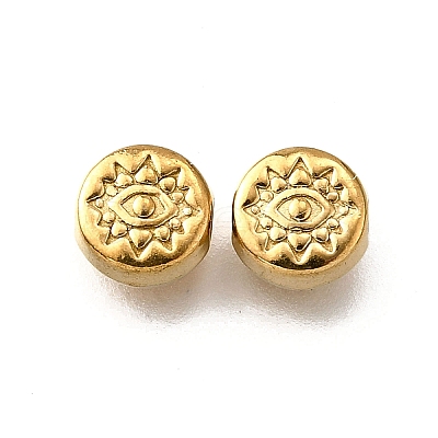 304 Stainless Steel Beads STAS-V009-13A-G-1