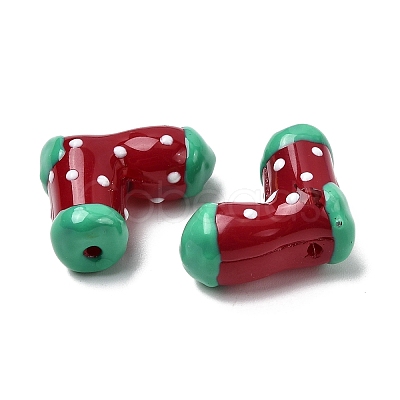 Handmade Glass Enamel Beads GLAA-K070-04E-1